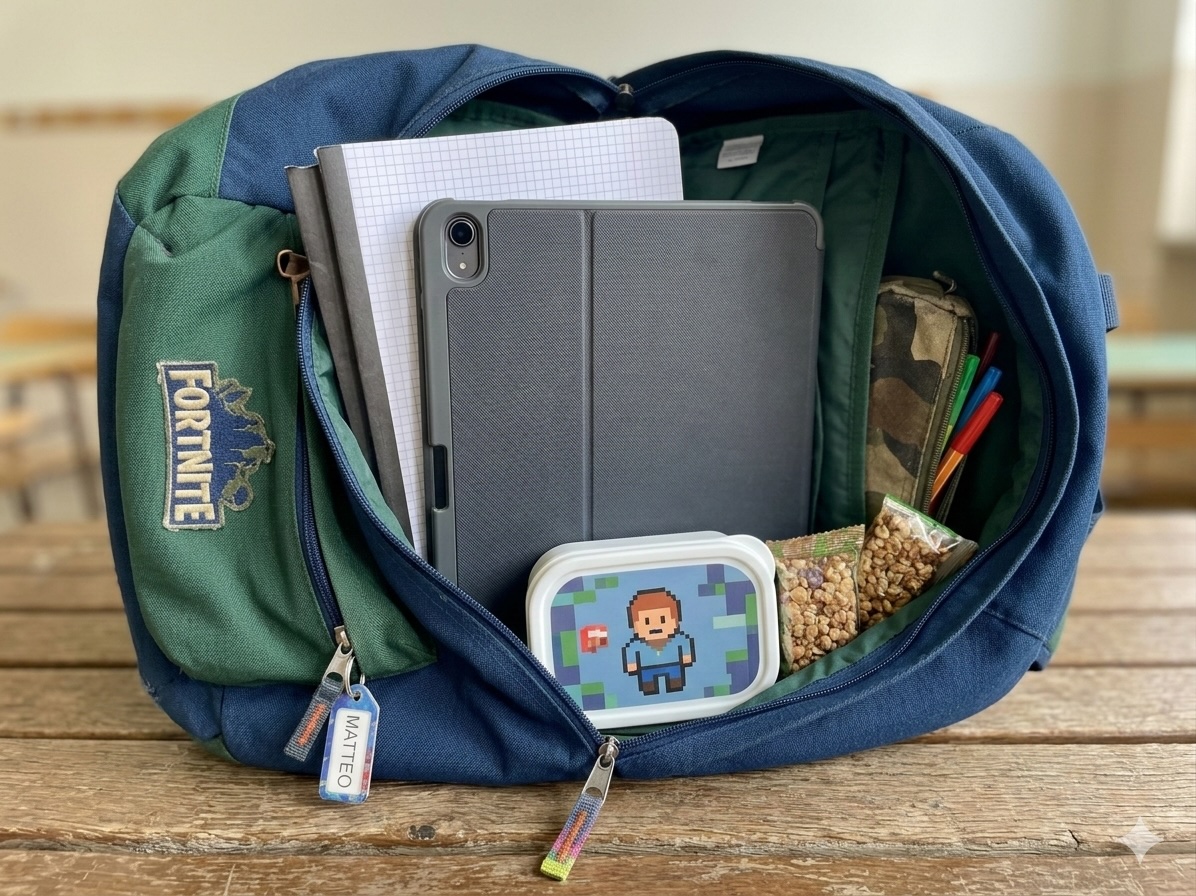 iPad con appunti di matematica scritti a mano